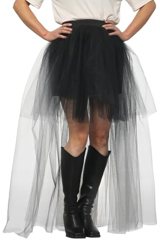 UniqKaliber Tüllrock für Damen, Tüllrock, bunt, Tutu, Ballett, Tanz, Puffrock für Hochzeit, Party