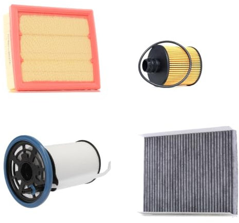 Kit Filtri Tagliando per Fiat 500x, Jeep Renegade, Compass 1.6 2.0 Multijet CRD Euro 6, 4 Pezzi
