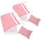 TOBBOMEY 2sets Mini Bedding Dollhouse of Doll Bed Pillows Quilts Adorable Design for Doll Cradle for Miniature Toys Dollhouse Rooms