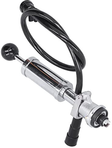 aqxreight Pompe de Barigle de Bière à Tir, Accessoire de Brassage en Acier Inoxydable du Tuyau de Fête pour Les Fûts du Système Américain, Fonctionne avec Spring Lock, adapté à, Coors,