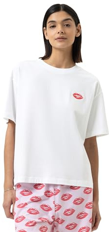 Mey Nachtwäsche Serie Solid Love Damen Homewear-Oberteile Weiss (XS)