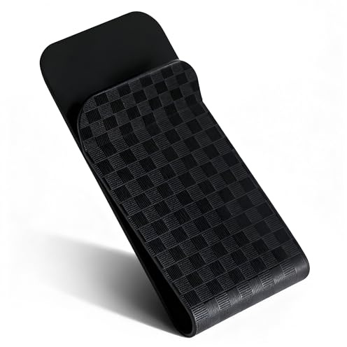 AFIODA Carbon Fibre Style Wallet Money Clip | Slim Credit Card Holder for Cash and Cards, Front Pocket Portable Money Clip for Men, Lightweight Minimalist Card Wallet