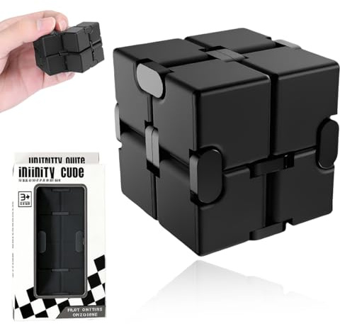 CEJAS 1 Stück Infinity Cube Fidget Toy - Endloser Würfel zum Stressabbau und zur Konzentration - Magic Flip-Würfel für Entspannung und Zeitvertreib