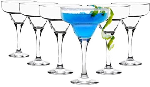LAV 6X Cancella 300ml Misket Bisket Margarita Bicchieri - Lavastoviglie Cassaforte Classic Party Bar Champagne Espresso Cocktail Glass Set da Regalo Set - by di