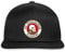 Spreadshirt St. Paulianer Totenkopf Mönch Snapback Cap, One Size, Schwarz/Schwarz