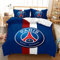 NNKI Paris St German PSG Fußball, Bettwäsche, Mikrofaser, Bettbezug mit Kissenbezug (C, 135 x 200 cm)