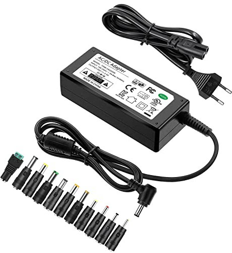 Adaptateur Secteur 24V 2500mA Alimentation 60W pour Bandes LED, Moniteur LCD, imprimante 3D Compatible avec Les appareils 24Volt 0-2500mA