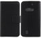 Lankashi Premium Genuine Real Flip Folder Folio Leather Case For Doro 5860/5861 2.8 Book Wallet Business Phone Protection Protector Cover Skin Pouch Etui (Black)