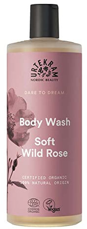 URTEKRAM Soft Wild Rose, Body Wash, 500ml (3er Pack)