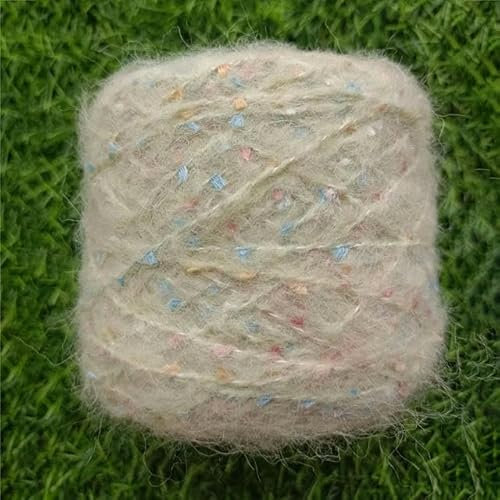 SUKORI 300/600g Mohair Pailletten Garn Bunte Dicke Weiche Plüsch Pailletten Wolle Faden Für DIY Hand Stricken Pullover Schal Hut Häkeln Linie