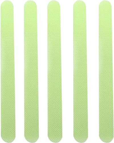 Rosojodg 5Pcs Glow In The Dark Tape,Step Grip Tape For Stairs Glow In The Dark | Grip Tape For Floor, Indoor And Outdoor Use Safety Warning Tapes