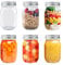 Zosenyer Einmachgläser, 6 Stück Overnight Oats Gläser 500ml, Häufig als Schraubgläser mit Deckel vorratsgläser für Hausgemachte Desserts Joghurt Pudding Marmelade Verwendet