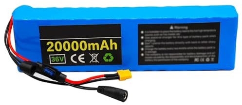 36V 20AH Batteria Per Bicicletta Elettrica Batteria Ad Alta Potenza 36V 10S3P Ricaricabile Batteria Con Caricabatterie 36V 20Ah,T+DC
