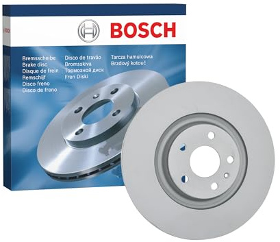 Bosch BD2411 Brake Disc - 340 mm - Front Axle - 1 Single Disc | Vented High-Carbon Disc - ECE-R90 Certified - Great Cooling and Noise Suppression, Advanced Corrosion protected