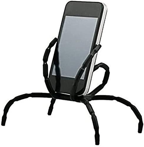 SZSS-CAR Multi-Function Portable Spider Flexible Grip Smartphones Tablets Holder Hanging Mount Stand (1 Pcs Black)