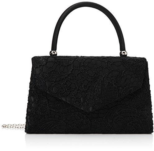 Swanky Swans Jena, Damen Clutch, Black, 6.5x16x24 cm (W x H L)