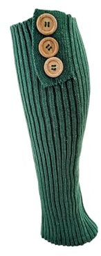 Macahel 1980s Party Outfit - Leg Warmers one size Stretchy (Green)