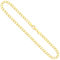 EDELIND Goldkette Herren 333 Echtgold Breite 5 mm Panzerkette Facettiert 8 Karat Gold Länge 60cm Gewicht ca. 13.5 g Halskette mit Schmuck Geschenk Box