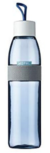 Mepal - Bouteille d'Eau Ellipse - Bouteille d'Eau Réutilisable - Bouteille Étanche pour Boissons Gazeuses - Sans BPA - 700 ml - Nordic Denim