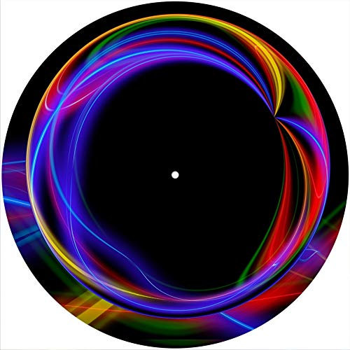 Slipmat Slip Mat Scratch Pad Feltro per qualsiasi 12 LP DJ Vinyl Giradischi Giradischi Grafica personalizzata - Ball 6