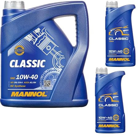 6 Liter Original MANNOL Motoröl Classic 10W-40 Engine Oil Öl 11191561