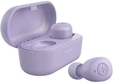 Yamaha TW-E3B Bluetooth-Kopfhörer – Kabellose In-Ear-Kopfhörer in Lila – 6 Stunden Wiedergabezeit mit einer Ladung – Wasserdicht (IPX5 Zertifizierung) – Inkl. Ladecase