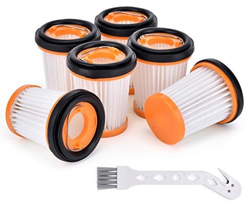 Artraise Replacement Filter for Shark ION 6 Pack W1 Fabric Vacuum Filter for Shark ION WV200UK WV251UK WV201 WV205 WV220 Cordless Handheld Vacuum Filter, Replacement Part #XHFWV200