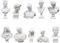 EXCEART 10Er Set Griechische Mythologie Mini Figuren - Harz Skulptur Retro Kunst FüR Zimmer, Stilvolle Desktop Ornament FüR BüRo Und Zuhause