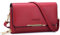 Roulens Small Crossbody Phone Bag for Women,PU Leather Mobile Phone Bags Card Holder Purse and Handbags,Shoulder Bag with Adjustable Strap