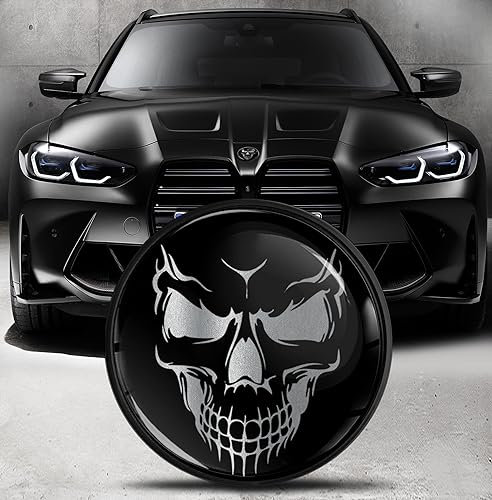 Biomar Labs Motorhaube Kofferraum Plakette Abzeichen 82mm Kompatibel mit BMW Emblem 51148132375 EO 15