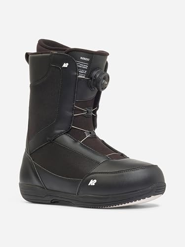 K2 Market Boot 2025 Black | Flex 2/10, Gummi-Außensohle, Gelenkmanschette
