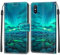 Feyten Kompatibel mit Xiaomi Redmi 9A Hülle, Handyhülle Xiaomi Redmi 9A, Handytasche PU Leder Klappbar Schutzhülle Wallet Kartenfach Magnet Klapphülle Case Brieftasche Lederhülle (Aurora)
