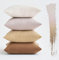 MIULEE Samt Kissenbezug 40x40 cm Kissenhülle Braun Serie 4er Set Sofakissen Samtkissen Dekorative Dekokissen Couchkissen Zierkissen Deko Farbverlauf Bezug Sofakissenbezug für Wohnzimmer Kinder Büro