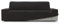 SOFASKINS® super elastischer überzug, Sofabezug 3 sitzer, atmungsaktiv, bequem und langlebig, Sofa überzug, Einfach anzubringen, Maße (180-230Cm), Farbe Schwarz