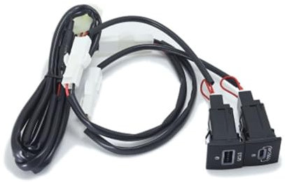 Prise de Chargeur USB for Voiture Golf 6 5 MK5 Scirocco 06-14, PD, Charge Rapide QC3.0, Bouton Adaptateur d'interface Allume-Cigare (Color : One Belt Two PD)