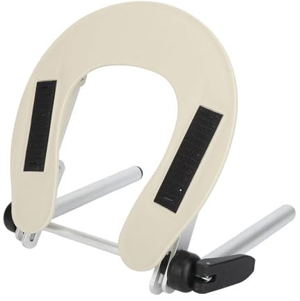 Cryfokt Universelle Kopfstütze Gesichtshalter, einstellbarer Winkel, Massageliege, Gesichtshalterung mit hohler Mitte, Massagestuhl, Kopfstützen-Plattform, Aluminium-Gesichtshalterung für