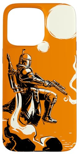 iPhone 15 Pro Max Star Wars The Book of Boba Fett Tatooine Orange Case