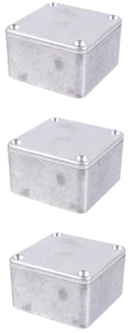 SAFIGLE 3stücke Aluminium Pedal Gehäuse Für Gitarre Druckguss Box Für Effektgeräte Leicht Zu Bearbeiten Langlebiges Material Für -projekte