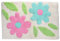 Rex London Badematte Blumen Grün-Pink Bad Vorleger ca. 80 x 50 cm