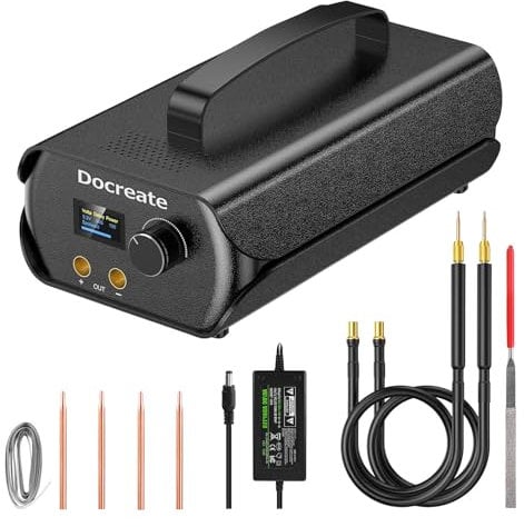 Dispositivo di saldatura a punti portatile, dispositivo di saldatura a batteria SEAT-06 con Farad Capadtore 3000F 120 Gears supporta 0,1-0,3 mm Nickel Band , Device di saldatura a punti batteria