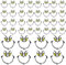 Nereds 40 adesivi Grinch adesivi decorativi natalizi adesivi fai da te adesivi per il viso Grinch adesivi adesivi decalcomanie per porte finestre di Halloween