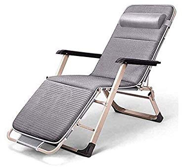 DKSNAJ Klappbarer Campingstuhl, klappbarer Liegestuhl, Zero-Gravity-Stuhl, Anti-Schwerkraft-Klapp-Lounge-Teil für Outdoor, Terrasse, Hinterhof, Strand, Pool, Rasen, Camping (B) Wisdom