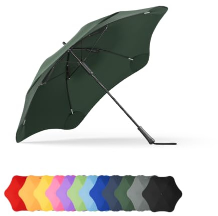 BLUNT Classic Stick Umbrella - 120cm/47 Windproof, Waterproof, B-Corp | 120cm/47 full-length stick umbrella, patented safer tips, repairable modular design, B Corp certified, durable everyday use