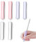 XURJUMI Paquete de 6 Agarres de Silicona para Apple Pencil Pro, Apple Pencil (USB-C) y Apple Pencil 2nd Generation Soportes Diseño ergonómico Agarre Funda Protectora Compatible con iPad Pen