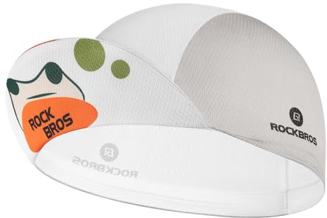 ROCKBROS Casquette de Vélo Légère Anti-Transpiration pour Cyclisme Course à Pied Pêche Randonnée Port sous Casque Hommes et Femmes