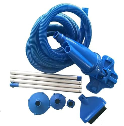 Kznifmk Poolsauger, Pool-Reinigungsset für Aufstellpools, Spas, Spas