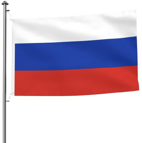 Bandiera della Russia, 1,5 x 2,4 m, bandiera double-face, resistente, per esterni e giardino, perfetta per camera da letto e giardino
