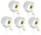 Print-Klex 5x Etiketten-Rollen kompatibel für Dymo 11354 Labelwriter 450 450Duo 450Series 450Turbo 1000 Etiketten Weiß 57mm x 32mm Büro Line Serie