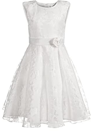 Eisend Mädchen Gloria Kleid, Elfenbein (Ecru 11), 140
