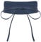 malito – Damen Taillengürtel aus 100% weichem Echtleder – Onesize Bindegürtel mit verstellbarem Taillenband – breiter Wickelgürtel mit Schleife – Hüftgürtel G100 (Jeansblau)